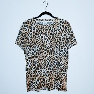 VS Pink Cheetah Print Shirt